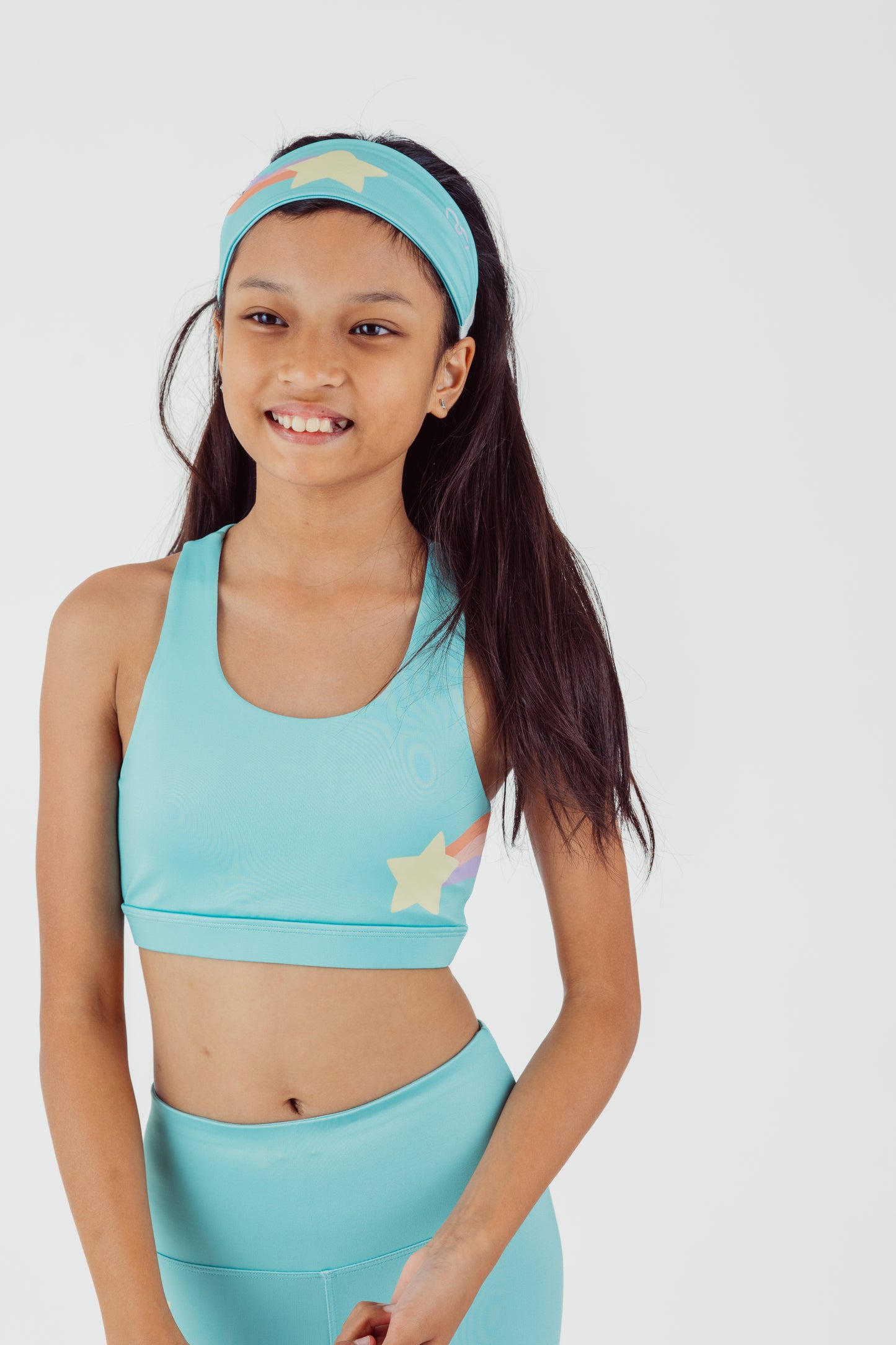 Teal Retro Shooting Star Sporty - Confidence