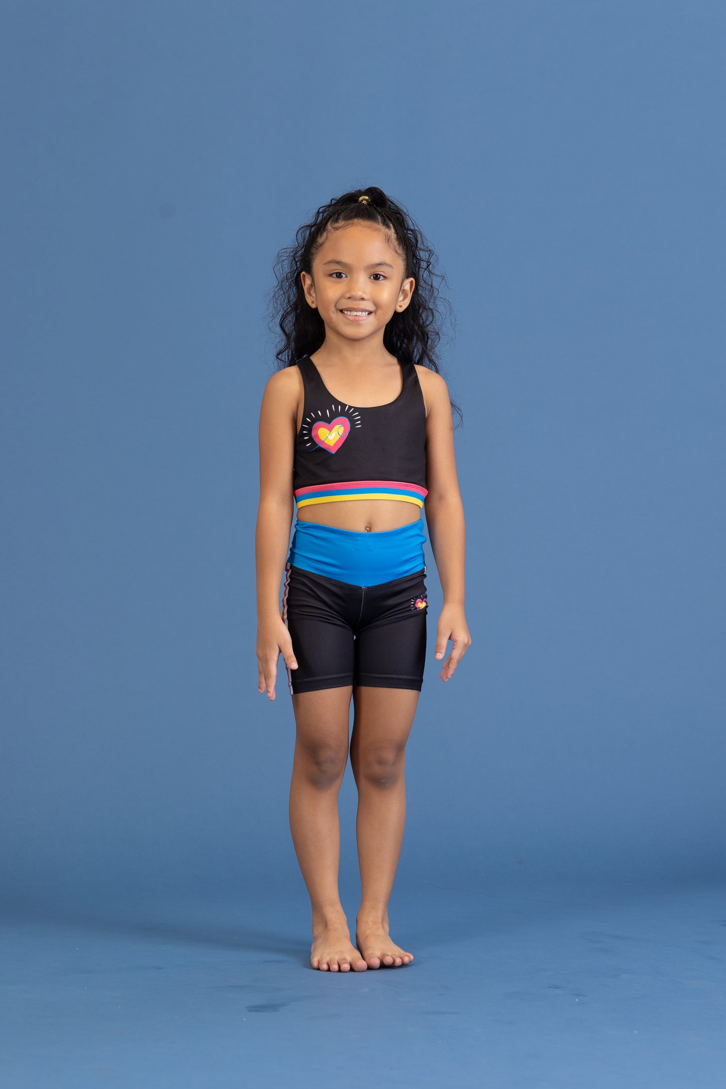 Floss Black Biker Shorts