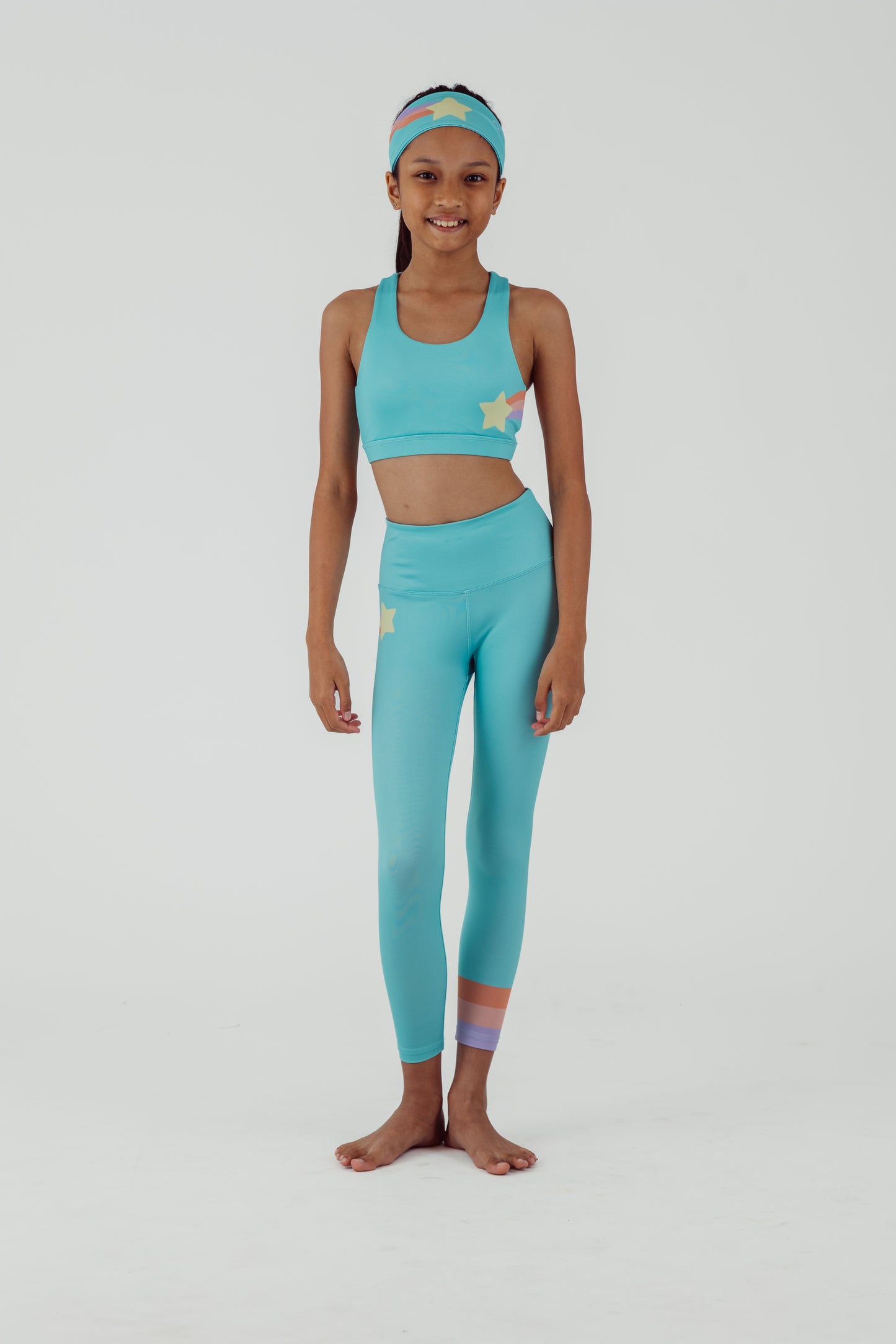 Teal Retro Shooting Star Sporty - Confidence