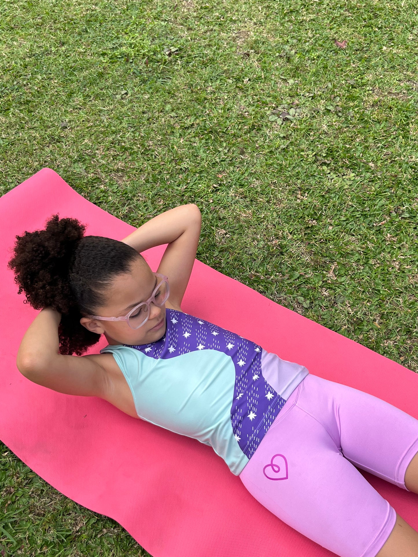 Purple Wavy Tank Top
